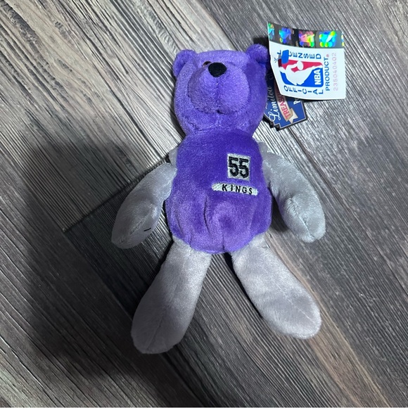 Sacramento Kings #55 Jason Williams NBA limited treasures PRO bear with tags - Picture 4 of 9